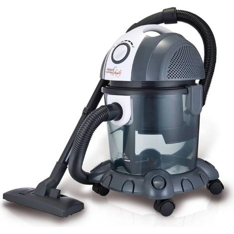 MR BIN G Bodenstaubsauger mit Wasserfilter – 1400 W, 15 l Kapazität, für Staub und Flüssigkeit, Energieklasse A