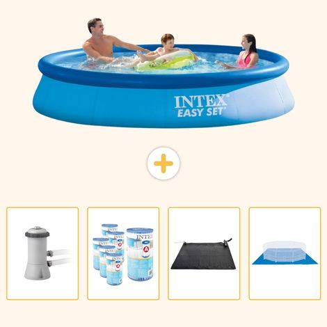Intex Piscine Easy Set Ronde - 366x76 cm - 5-pièces  SCB91 (1/5)