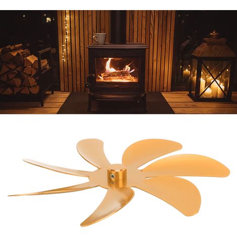 Kaminventilator-Zubehör, Ventilatorflügel aus Aluminiumlegierung, Gold (1/5)