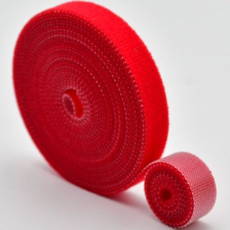 6 cintas de velcro reutilizables，bridas para cables，cinta de gestión de cables con gancho y bucle，10 mm de ancho (5 metros) (1/5)