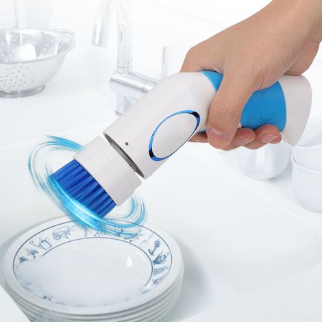 Brosse de nettoyage électrique portative pour lave-vaisselle et bol de cuisine (1/5)