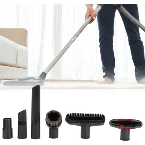 Kit de 6 brosses d'aspiration pour aspirateur, compatible avec les diamètres intérieurs de 32 à 35 mm. (1/5)
