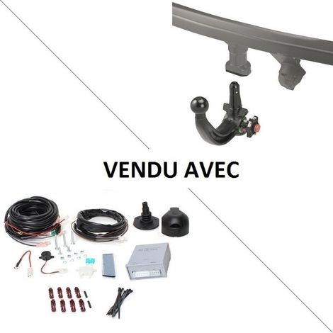 Attelage BMW Serie 3 Berline y compris Pack M et M340i (11/18-) RDSOV + faisceau universel 7 broches + boitier électronique (1/2)