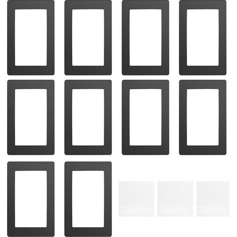 Schwarze LCD-Dichtung 6,5 x 4,1 Zoll, Schutz vor Harzspritzern, inklusive staubfreier Tücher, kompatibel mit Wanhao