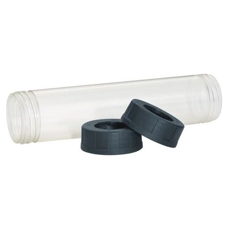 Juego de tubo transparente 400ml, 2 roscas para nariz para 12V / 18V (1/3)
