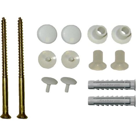 Essentials WC Pan To Floor Vertical Fixing Kit