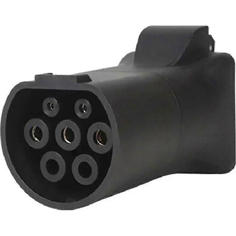 Seitensteckdosenadapter für Elektrofahrzeuge 7 kW 220 V, EU Typ 2 (7 Pins), zum Laden von Pistolen. (1/5)