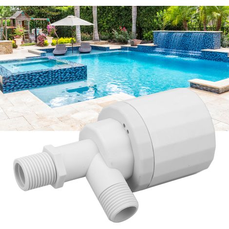 Vanne à flotteur intégrée 1/2" pour château d'eau/réservoir, avec contrôle automatique du niveau d'eau et de l'arrêt/remplissage. (1/5)