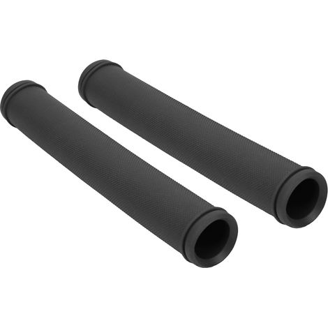 1 paire de poignées de guidon pour VTT et vélos de route, antidérapantes (noires) (1/5)