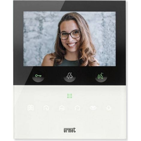 Urmet VOG5W 1760/16U Videocitofono WiFi 5" Bianco Vivavoce Smart con Alexa – 2Voice
