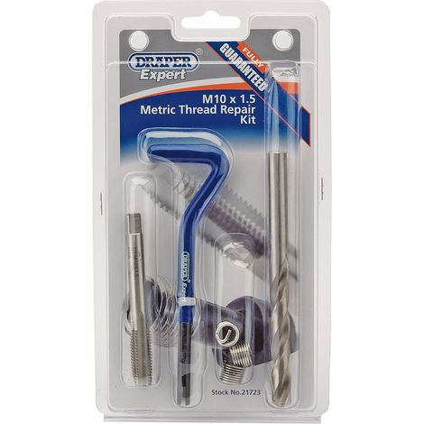 Draper 21723 Draper Expert Metric Thread Repair Kit, M10 x 1.5 (1/2)