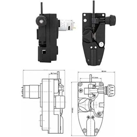 BUNTHAUS PA Moteur Dévidoir Fil Soudure Mig 24V 10W Automatique Faible Bruit 0.6-1.0mm (1/4)