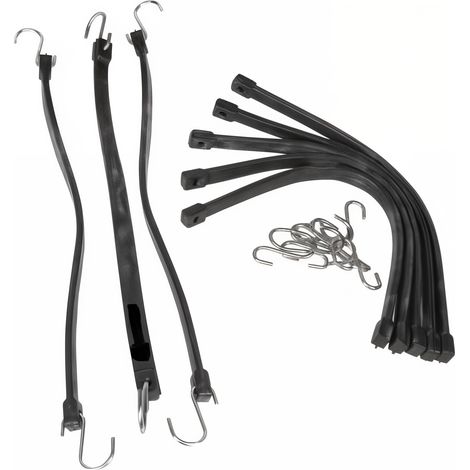 Elastici tenditori per teli occhiellati  Set 8 pezzi