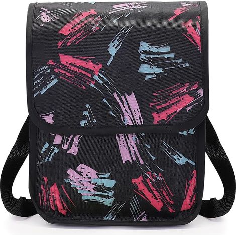 Borsa da manubrio per bicicletta, borsa da bicicletta impermeabile con scomparti a doppio strato, borsa da manubrio per bicicletta, stereoscopica, borsa da bicicletta, borsa da manubrio (colorata) (1/5)