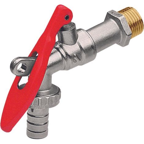 Rubinetto sfera lucchettabile 1/2"x 3/4"