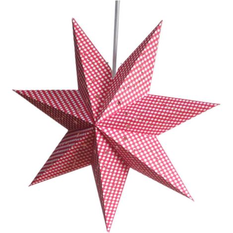 Lanterne en papier étoile à sept branches Étoile de Noël Étoile de Noël à sept branches Étoile en papier (1/5)