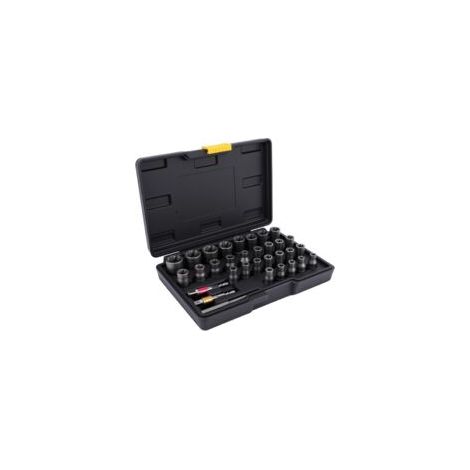 Coffret de 32 extracteur d'écrous, douille pour extracteur de Boulon endommagés, ensemble d'outils pour retirer les boulons