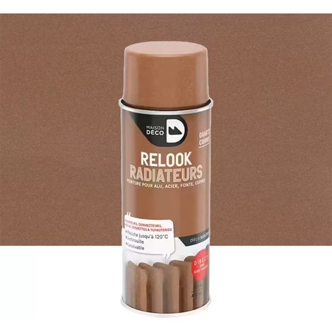 Bombe de peinture MAISON DECO Radiateurs effet quartz Cuivre Quartz 0,4 L (1/2)