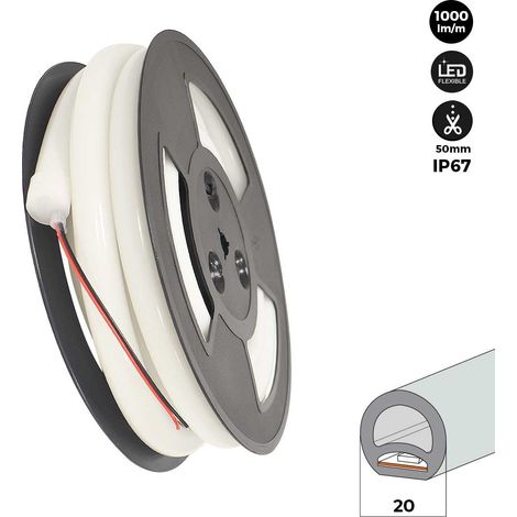 Flexibler LED Neon Schlauch 360° rund - 24 V DC - Ø20mm - 5 m -