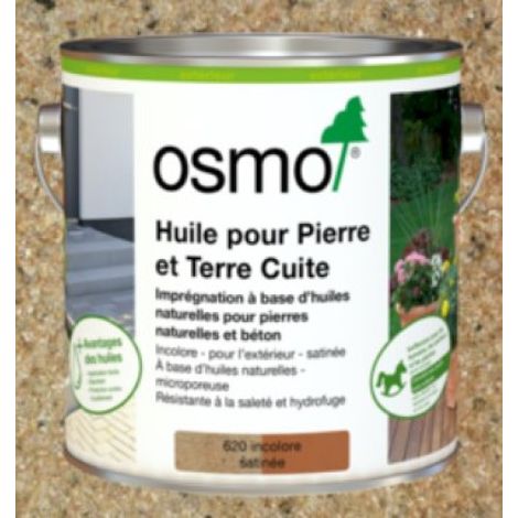Huile pour pierre et terre cuite 620 incolore satinée 0.75L