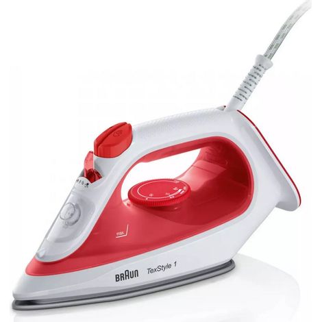 Braun TexStyle 1 Ferro da stiro a vapore rosso 1900W (1/2)
