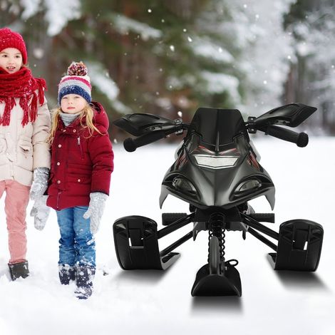 Noir Luge Bobsleigh Twister avec direction Frein Luge Enfant (1/5)