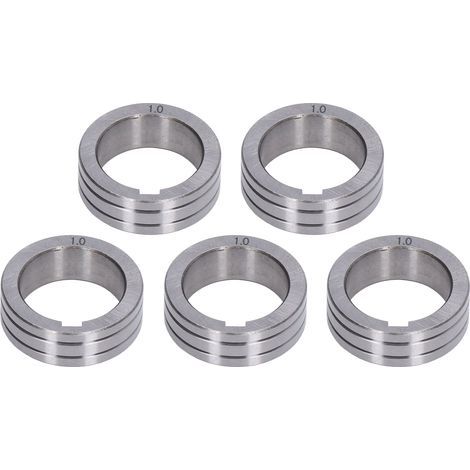 Rouleau d'alimentation en fil de soudure, 5 pièces, roue de guidage d'alimentation à rainure de 0.8 à 1.0mm pour Machine à souder BINZEL (1/5)
