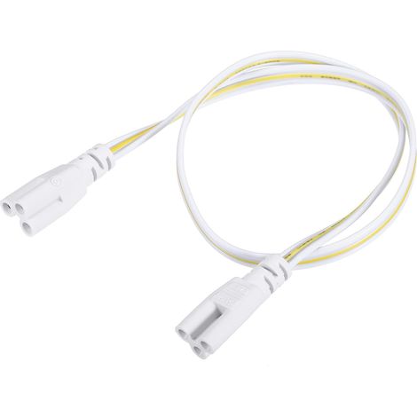 T5 T8 LED Tube Connecteur Câble 50CM Femelle à Femelle Double Extrémité Rallonge Cordon pour LED Intégré Lumière Tube, Paquet 2 (1/5)