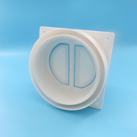 Soupape d'évacuation pour hotte de cuisine, clapet anti-retour, dispositif anti-retour de fumée, accessoire de retour d'odeurs (1/5)