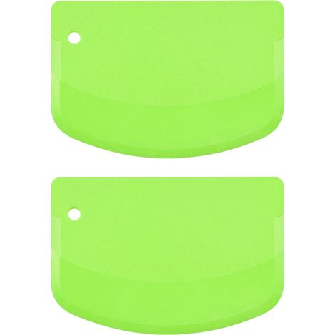 Carton à pâte multi-usages antiadhésif, pâte à modeler de qualité alimentaire pour la cuisson du pain, des tartes au levain et des pizzas, 2 pièces vertes (1/5)