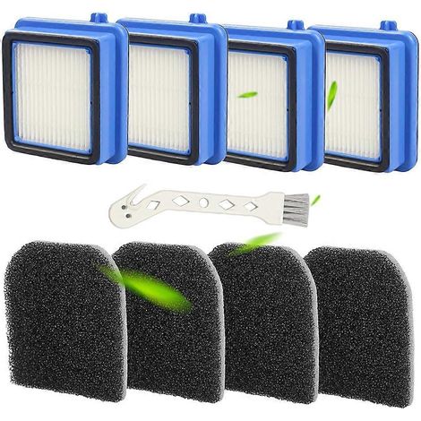 Filtre de 4QX7 Filtre Accessoire Lot pour AEG ASKW1 QX6 QX7 QX8 – 2 Aspirateur pièce détachée avec Pre – Motor Filtres Lavable (1/5)