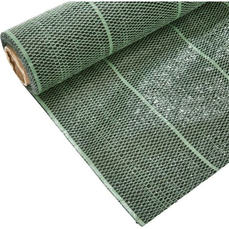 toile de paillage Maillage Vert Résistant aux UV 1mx20m (20m2) 130g/m2 (1/5)