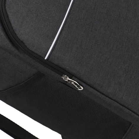 Sac isotherme en aluminium épais, multifonctionnel, idéal pour le camping et les pique-niques, noir. (1/5)