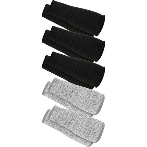 5 paires de manchons anti-coupures et brûlures, protection pour les avant-bras et les bras, en cuir fin anti-rayures. (1/5)
