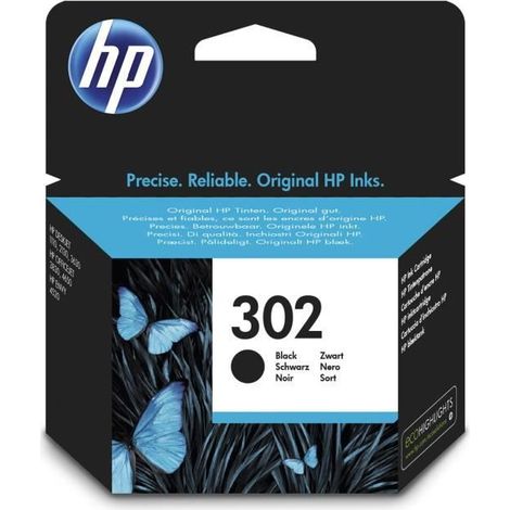 HP Cartucho de tinta original 302 negro