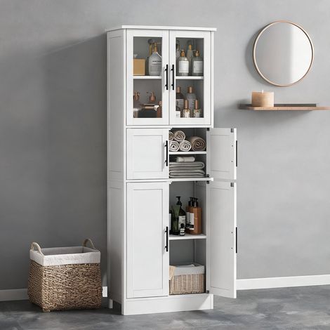 Armoire de rangement 6 niveaux 60 x 30 x 170 cm (1/5)