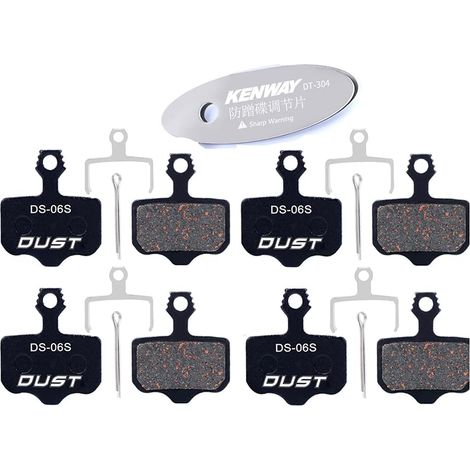 Lot de 4 Paires de Plaquettes de Frein à Disque pour vélo Elixir E1 E3 E5 E7 E9 CR XO XX DB1 DB3 DB5 Nutt (Semi-métallique/métal fritté) (Semi-métallique) (1/5)