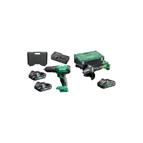 HIKOKI KIT TRAPANO C/PERC DV18DA+SMERIGL 115MM G18DSL 18V