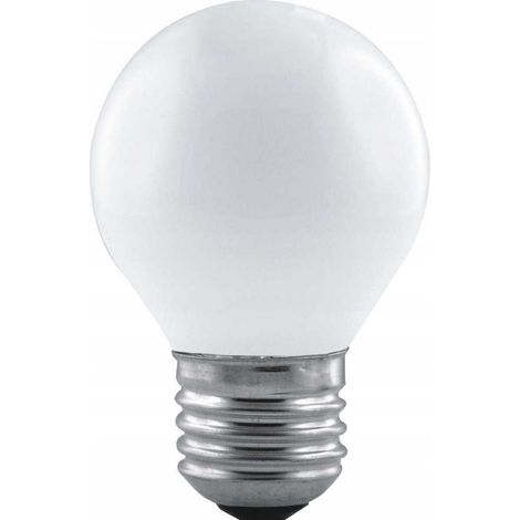 Bombilla esférica mate G45 de 25 W con casquillo E27 (1/2)