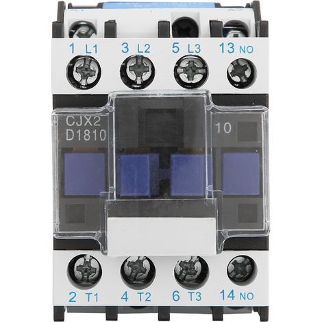 Contacteur sur rail CJX2-1810, contacteur électrique industriel (380 V CA) (1/5)