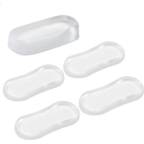 5 Pièces Pare-Chocs Siege De Toilette, Kit de Tampon Abattant WC, pour la Maison, htel (1/5)