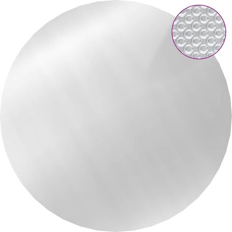vidaXL Cubierta de piscina PE plateado 455 cm (1/2)
