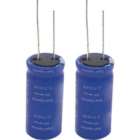 Condensateur Super Redresseur 2,7v 60f en Alliage D'aluminium pour Applications de Secours, Optimisant la Puissance Interférences (1/5)