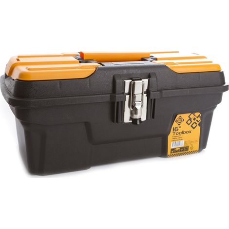 Caja de herramientas forte mg16 metal plástico 43,4x23,9x19,4 cm