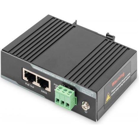 Digitus DN-651112 Gigabit Ethernet 55V adattatore PoE e iniettore (1/4)