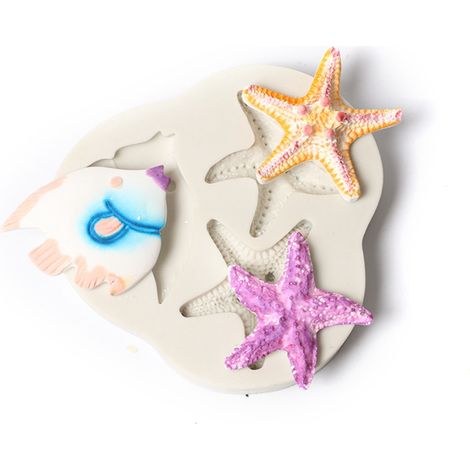 Silikon-Kuchenform im maritimen Stil zum Selbermachen, ideal zum Backen von Fondant, Cupcakes und Desserts 04 (1/5)