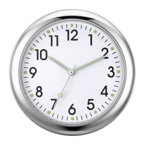 Horloge Voitures - Mini Horloges Tableau Bord de Voiture - Montres À Quartz de Voiture D'aération Avec Aiguilles Lumineuses,Compatible Voitures Motos Bateaux Vélo,Diamètre 4x4cm (1/5)