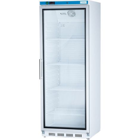Vitrine réfrigérée 361L 3 étagères contrôle électronique portes vitrées faible bruit - Stalgast (1/4)