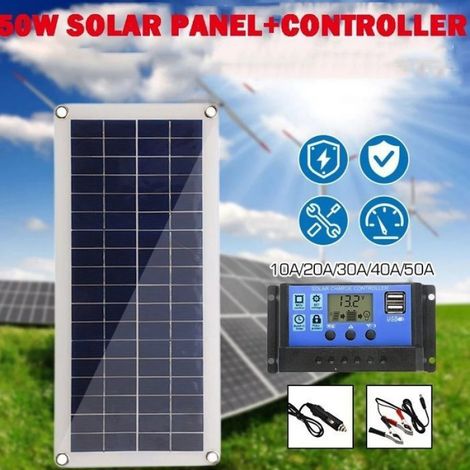 Panneau solaire flexible de 30W pour voiture bateau chargeur de batterie panneau solaire double couleurs multiples (1/3)