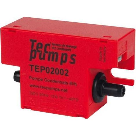 Pompe à condensat pour climatiseur Mini Tecpumps - Débit de 8 l/h, idéale pour l'habitat (1/2)
